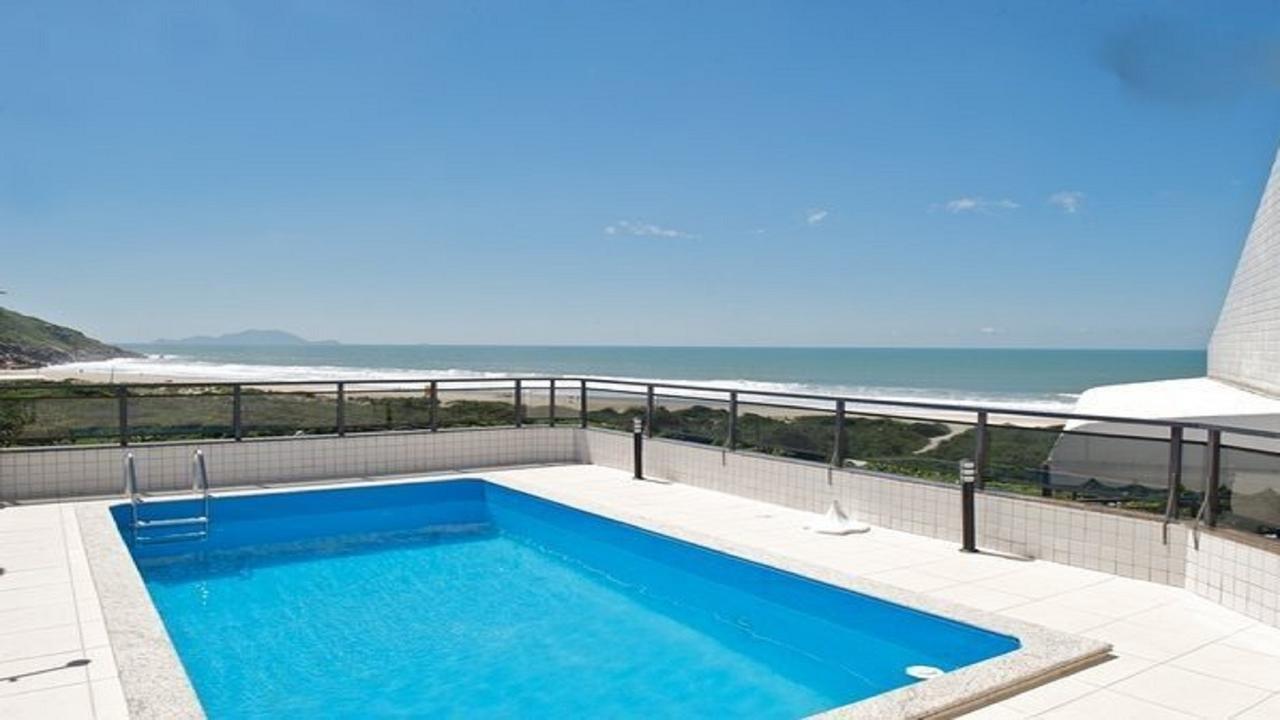 Linda Cobertura Frente Mar Com Piscina Privativa E Pe Na Areia! Apartment ฟลอเรียนอโปลิส ภายนอก รูปภาพ