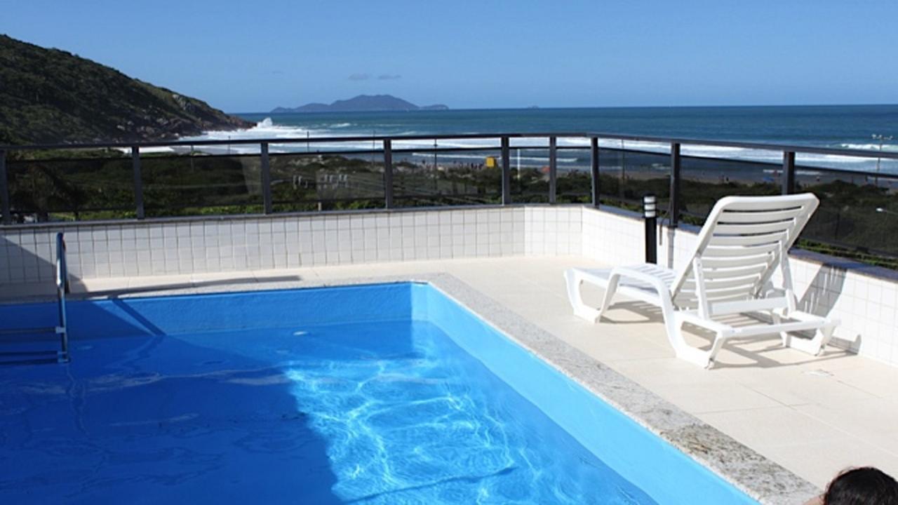 Linda Cobertura Frente Mar Com Piscina Privativa E Pe Na Areia! Apartment ฟลอเรียนอโปลิส ภายนอก รูปภาพ